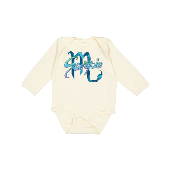 Inktastic Scorpio Zodiac Sign Boys or Girls Long Sleeve Baby Bodysuit