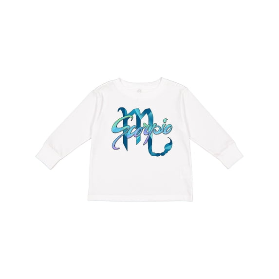 Inktastic Scorpio Zodiac Sign Boys or Girls Long Sleeve Toddler T-Shirt