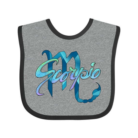 Inktastic Scorpio zodiac sign Boys or Girls Baby Bib