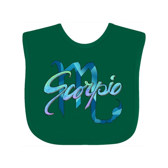 Inktastic Scorpio zodiac sign Boys or Girls Baby Bib