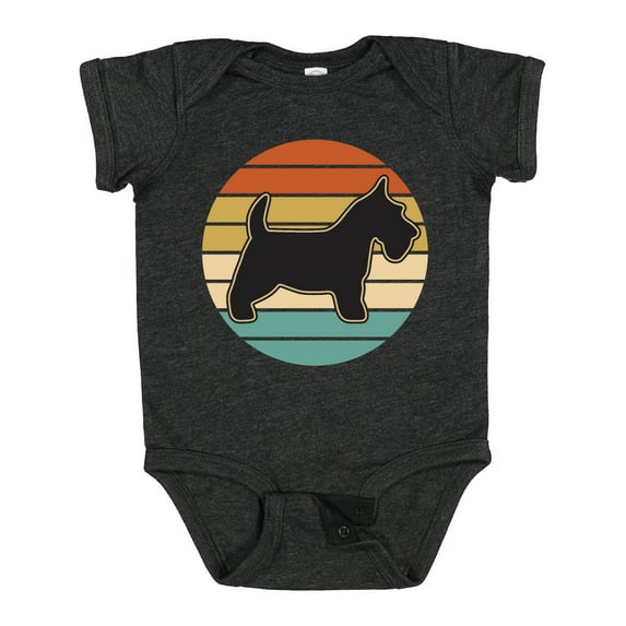 Inktastic Scottie Dog Vintage Scottish Terrier Boys or Girls Baby Bodysuit