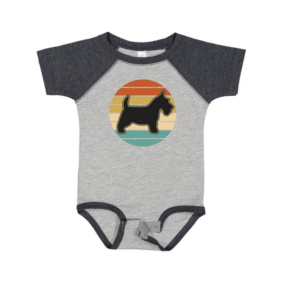 Inktastic Scottie Dog Vintage Scottish Terrier Boys or Girls Baby Bodysuit