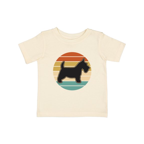 Inktastic Scottie Dog Vintage Scottish Terrier Boys or Girls Baby T-Shirt