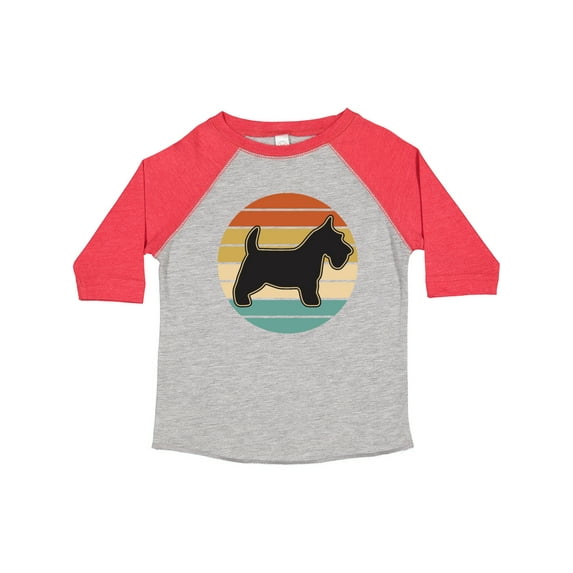 Inktastic Scottie Dog Vintage Scottish Terrier Boys or Girls Toddler T-Shirt