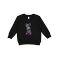 thumbnail image 1 of Inktastic Scottie Dog in Plaid Toddler Sweatshirt, 1 of 4
