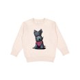 thumbnail image 1 of Inktastic Scottie Dog in Plaid Toddler Sweatshirt, 1 of 4
