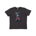 thumbnail image 1 of Inktastic Scottie Dog in Plaid Youth T-Shirt, 1 of 5