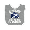 thumbnail image 1 of Inktastic Scottish Pride Scotland Flag Boys or Girls Baby Bib, 1 of 4
