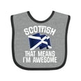 thumbnail image 1 of Inktastic Scottish Pride Scotland Flag Boys or Girls Baby Bib, 1 of 4
