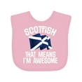 thumbnail image 1 of Inktastic Scottish Pride Scotland Flag Boys or Girls Baby Bib, 1 of 4