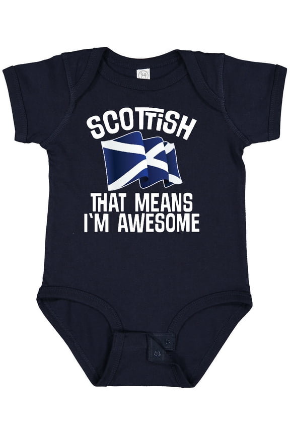 Scottish Pride Scotland Flag Boys or Girls Baby Bodysuit