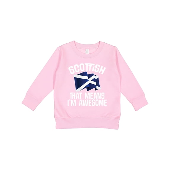 Inktastic Scottish Pride Scotland Flag Toddler Sweatshirt