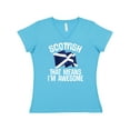 thumbnail image 1 of Inktastic Scottish Pride Scotland Flag Women's V-Neck T-Shirt, 1 of 5