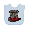 thumbnail image 1 of Inktastic Scrooge's Top Hat Bah Humbug Boys or Girls Baby Bib, 1 of 4