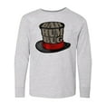 thumbnail image 1 of Inktastic Scrooge's Top Hat Bah Humbug Long Sleeve Youth T-Shirt, 1 of 5