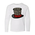 thumbnail image 1 of Inktastic Scrooge's Top Hat Bah Humbug Long Sleeve Youth T-Shirt, 1 of 5