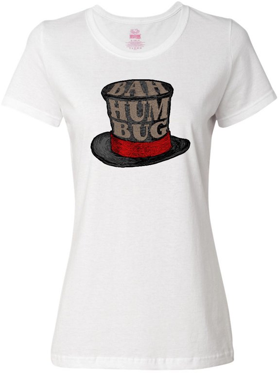 Scrooge's Top Hat Bah Humbug Women's T-Shirt