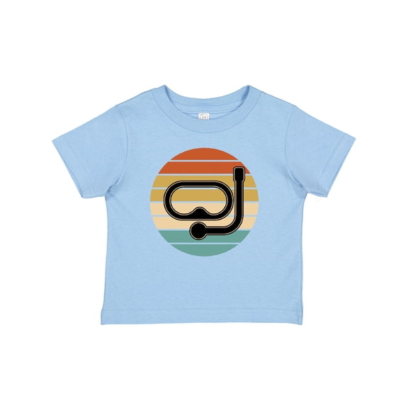 Inktastic Scuba Diver Retro Sunset Diving Boys or Girls Baby T-Shirt