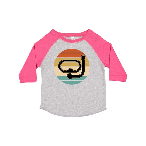 Inktastic Scuba Diver Retro Sunset Diving Gift Boys or Girls Toddler T-Shirt