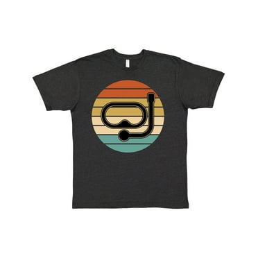 Inktastic Scuba Diver Retro Sunset Diving T-Shirt