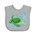 thumbnail image 1 of Inktastic Sea Turtle Swimming Boys or Girls Baby Bib, 1 of 4