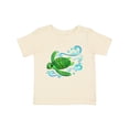 thumbnail image 1 of Inktastic Sea Turtle Swimming Boys or Girls Baby T-Shirt, 1 of 5