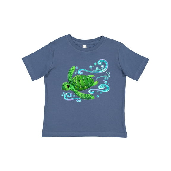 Inktastic Sea Turtle Swimming Boys or Girls Baby T-Shirt