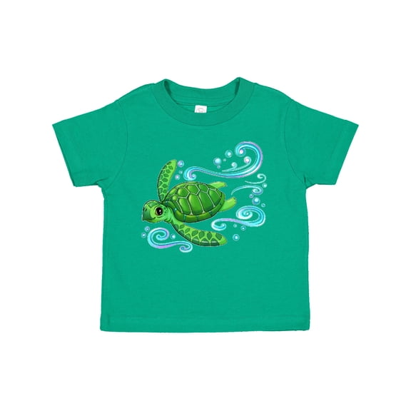 Inktastic Sea Turtle Swimming Boys or Girls Toddler T-Shirt