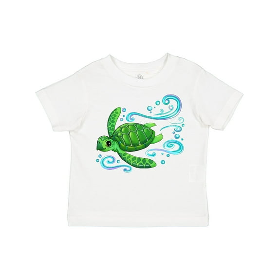 Inktastic Sea Turtle Swimming Boys or Girls Toddler T-Shirt