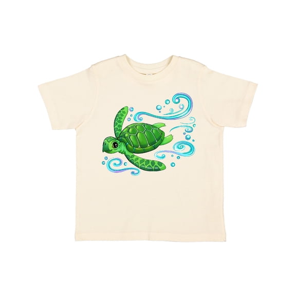 Inktastic Sea Turtle Swimming Boys or Girls Toddler T-Shirt