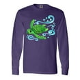 thumbnail image 1 of Inktastic Sea Turtle Swimming Long Sleeve T-Shirt, 1 of 5
