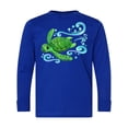 thumbnail image 1 of Inktastic Sea Turtle Swimming Long Sleeve Youth T-Shirt, 1 of 5