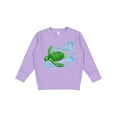 thumbnail image 1 of Inktastic Sea Turtle Swimming Toddler Sweatshirt, 1 of 4
