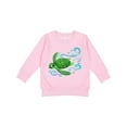 thumbnail image 1 of Inktastic Sea Turtle Swimming Toddler Sweatshirt, 1 of 4