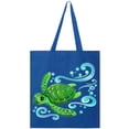 thumbnail image 1 of Inktastic Sea Turtle Swimming Tote Bag, 1 of 3