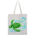 thumbnail image 1 of Inktastic Sea Turtle Swimming Tote Bag, 1 of 4