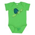 thumbnail image 1 of Inktastic Sea Turtle with Swirls Boys or Girls Baby Bodysuit, 1 of 5
