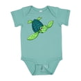 thumbnail image 1 of Inktastic Sea Turtle with Swirls Boys or Girls Baby Bodysuit, 1 of 5