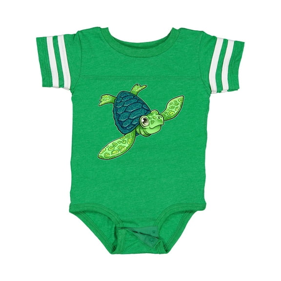 Inktastic Sea Turtle with Swirls Boys or Girls Baby Bodysuit