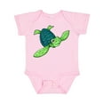 thumbnail image 1 of Inktastic Sea Turtle with Swirls Boys or Girls Baby Bodysuit, 1 of 5