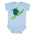 thumbnail image 1 of Inktastic Sea Turtle with Swirls Boys or Girls Baby Bodysuit, 1 of 5