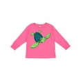 thumbnail image 1 of Inktastic Sea Turtle with Swirls Boys or Girls Long Sleeve Toddler T-Shirt, 1 of 5