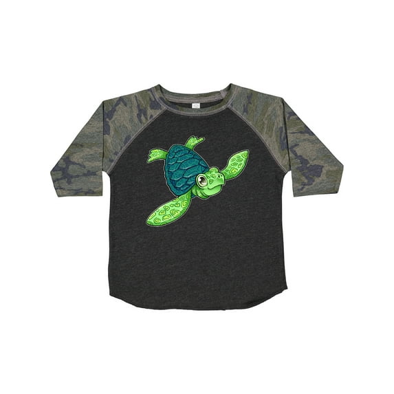 Inktastic Sea Turtle with Swirls Boys or Girls Toddler T-Shirt