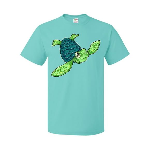 Inktastic Sea Turtle with Swirls T-Shirt