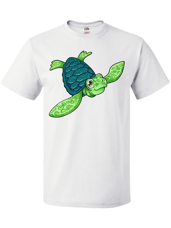 Sea Turtle with Swirls T-Shirt