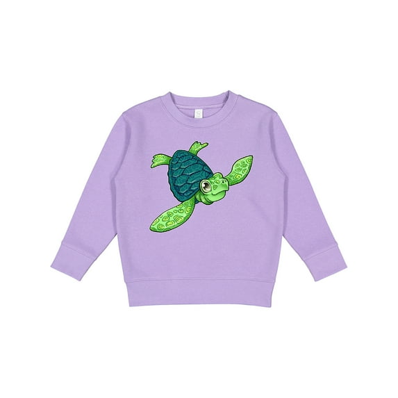 Inktastic Sea Turtle with Swirls Toddler Sweatshirt