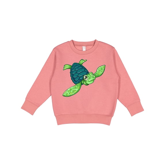 Inktastic Sea Turtle with Swirls Toddler Sweatshirt