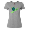 thumbnail image 1 of Inktastic Sea Turtle with swirls Women's T-Shirt, 1 of 5