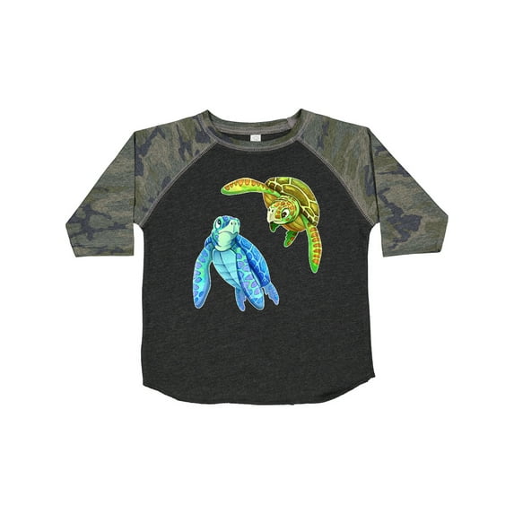 Inktastic Sea Turtles Swimming Together Boys or Girls Toddler T-Shirt