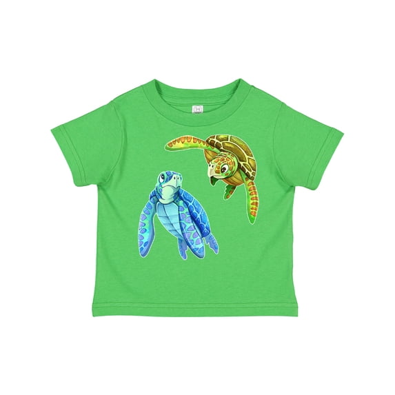 Inktastic Sea Turtles Swimming Together Boys or Girls Toddler T-Shirt